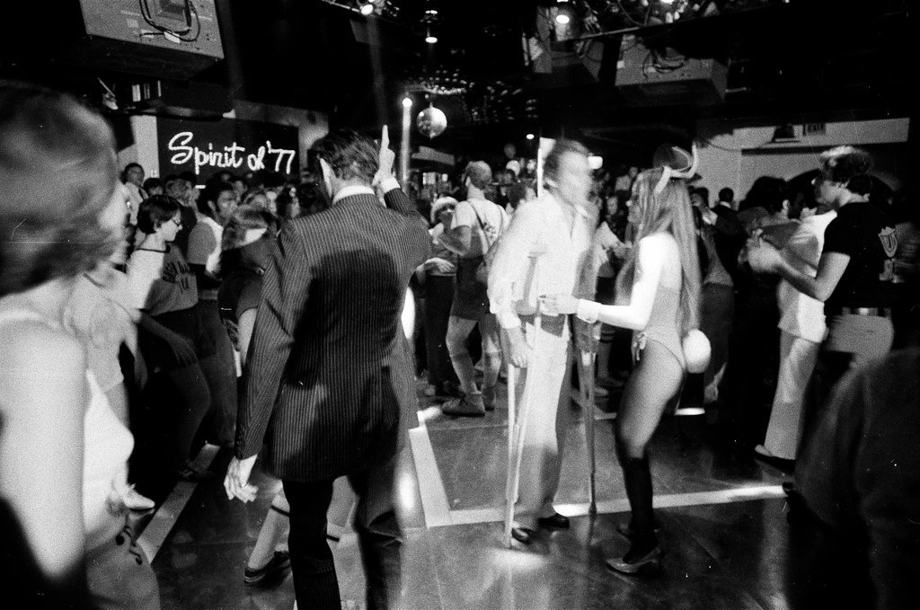 Dance marathon at Faces - Duane Hall for Chicago Sun-Times