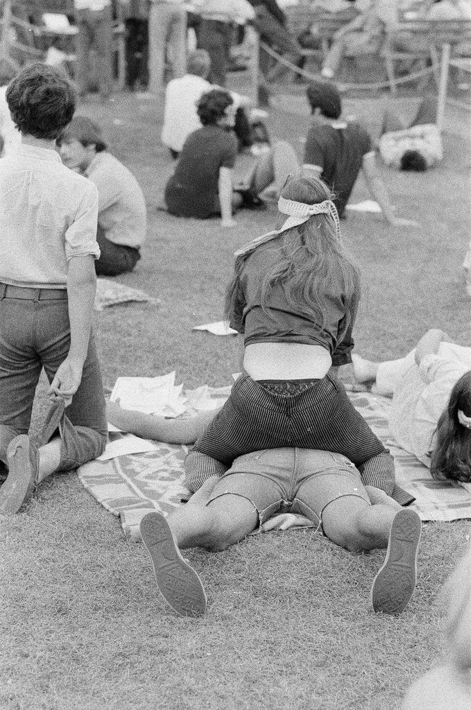 Speaker and band in Grant Park on convention anniversary - Howard D. Simmons for Chicago Sun-Times