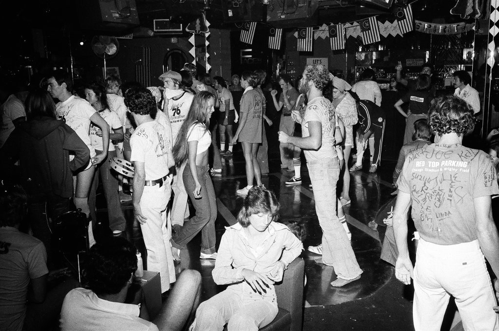 Dance marathon at Faces - Peters (Clarence or Pete) for Chicago Sun-Times