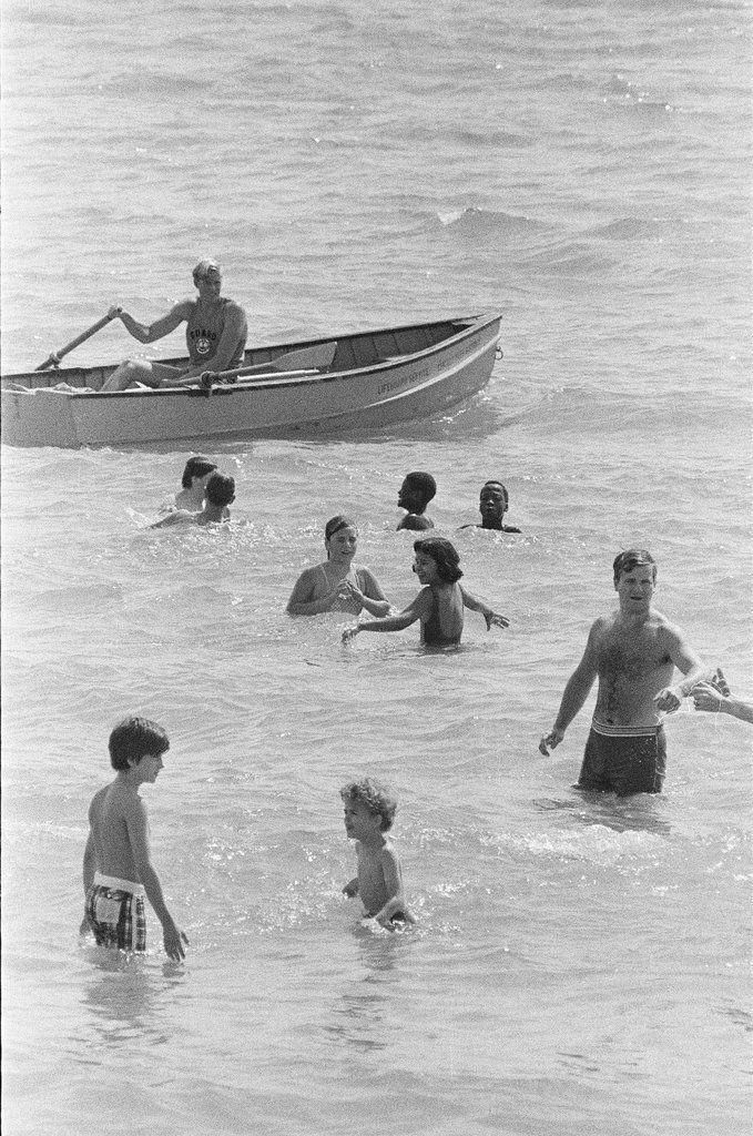 Deaf children at 12th Street Beach - Bob Kotalik for Chicago Sun-Times