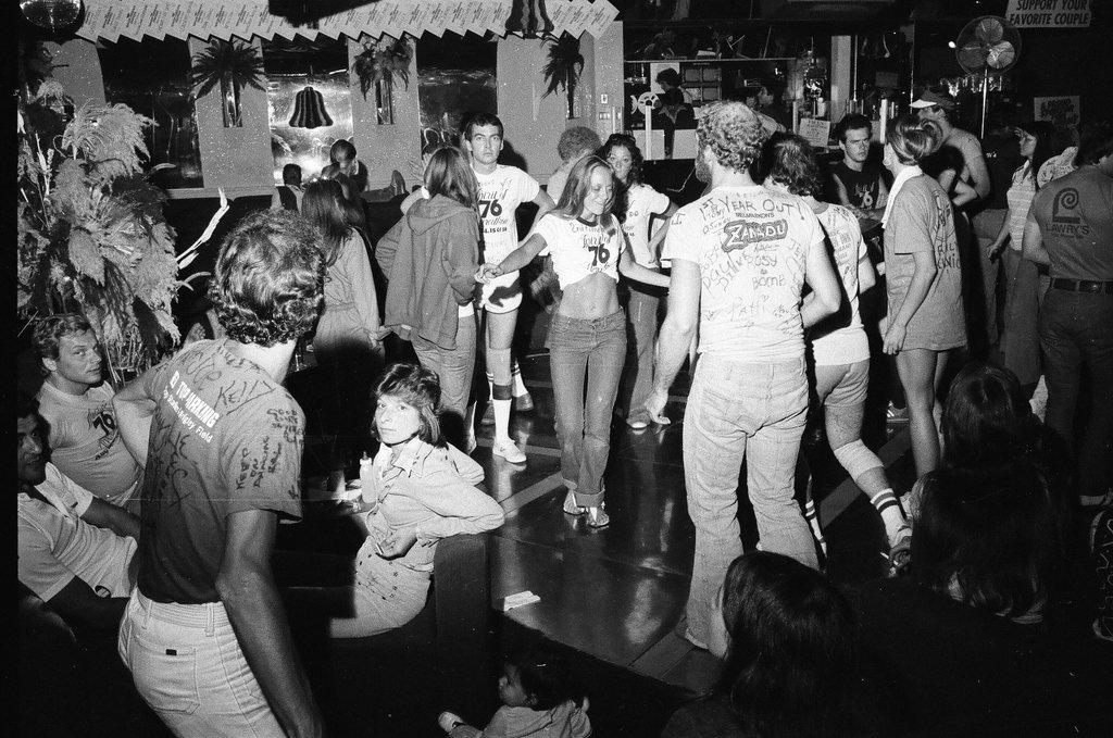 Dance marathon at Faces - Peters (Clarence or Pete) for Chicago Sun-Times