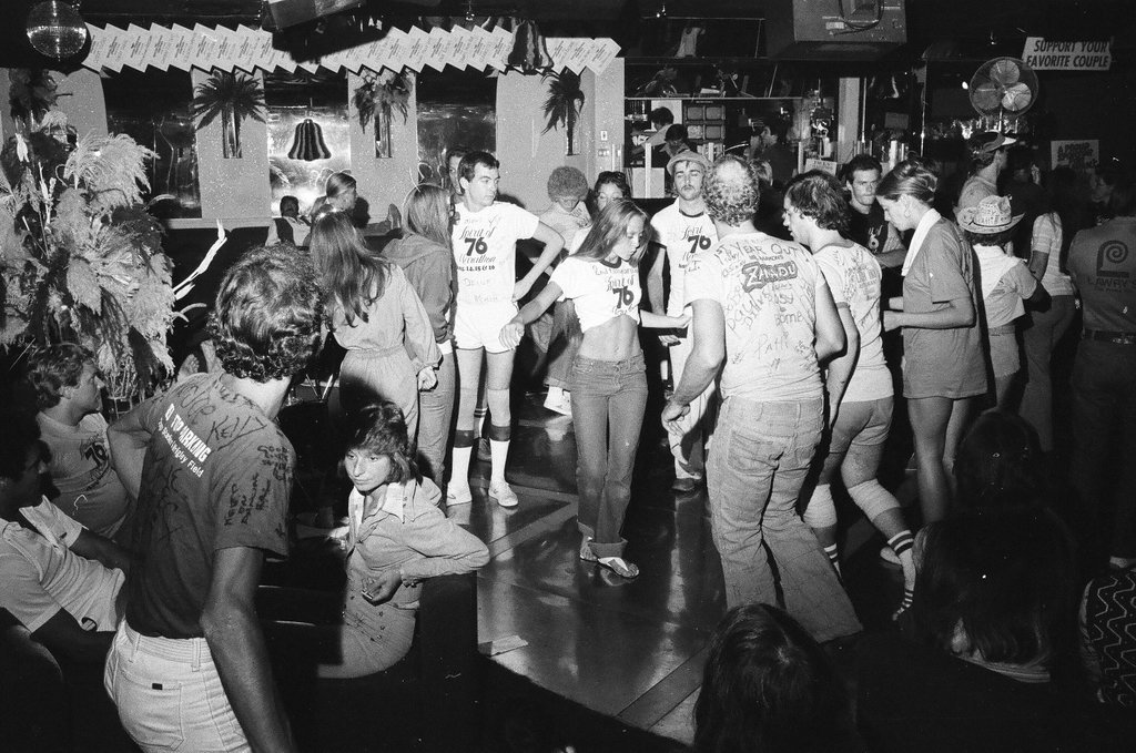 Dance marathon at Faces - Peters (Clarence or Pete) for Chicago Sun-Times