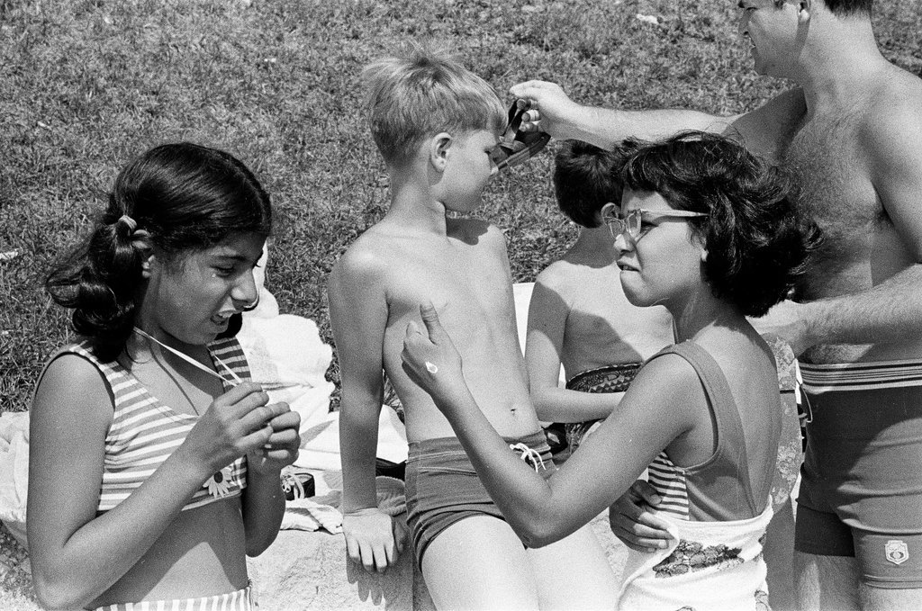 Deaf children at 12th Street Beach - Bob Kotalik for Chicago Sun-Times