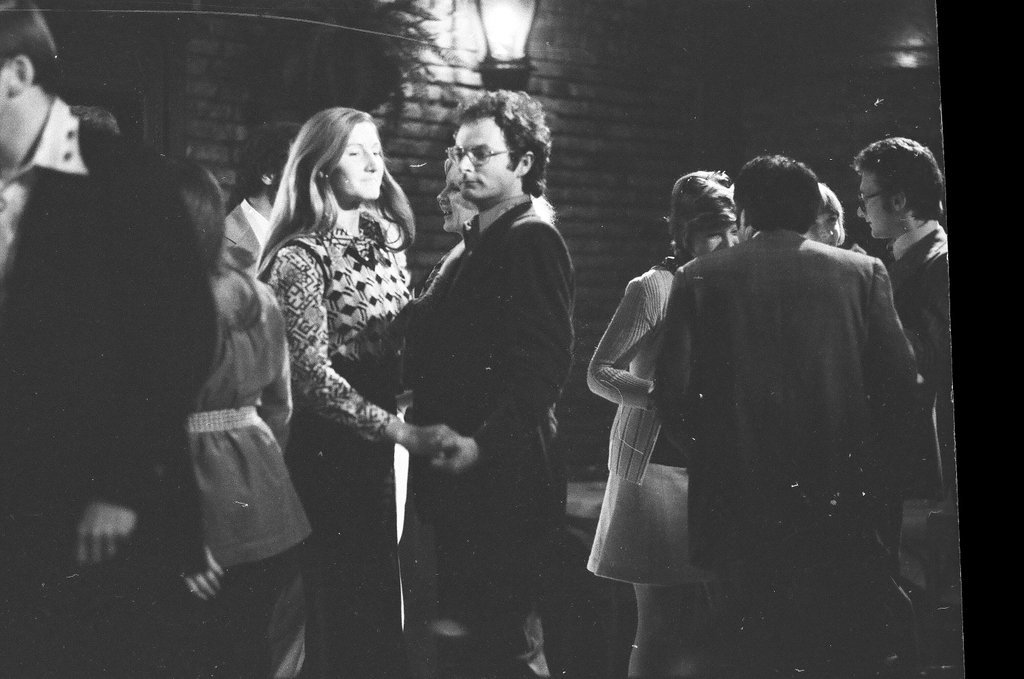 People dancing 'The Hustle' at a club - Don Bierman for Chicago Sun-Times