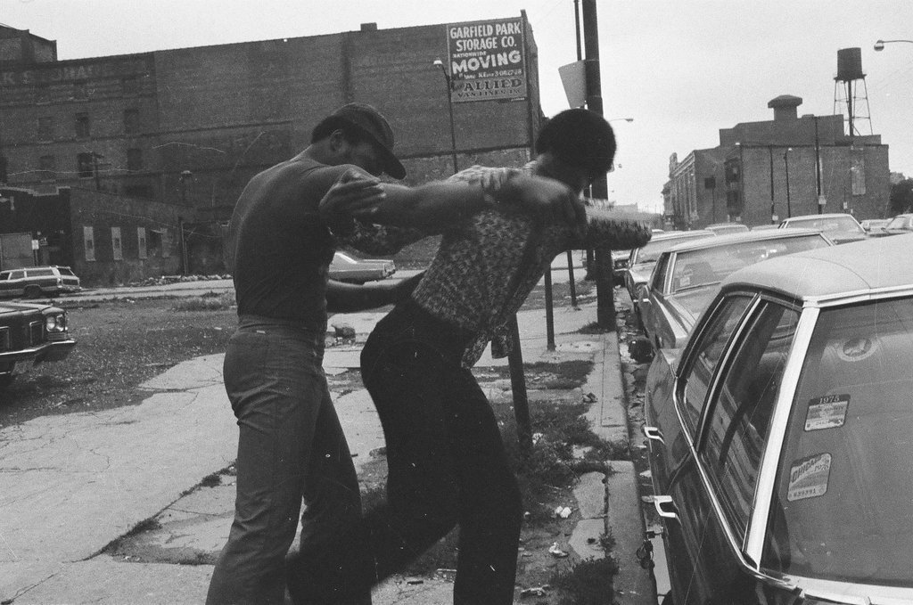 Karate students demonstrate self-defense - Duane Hall for Chicago Sun-Times