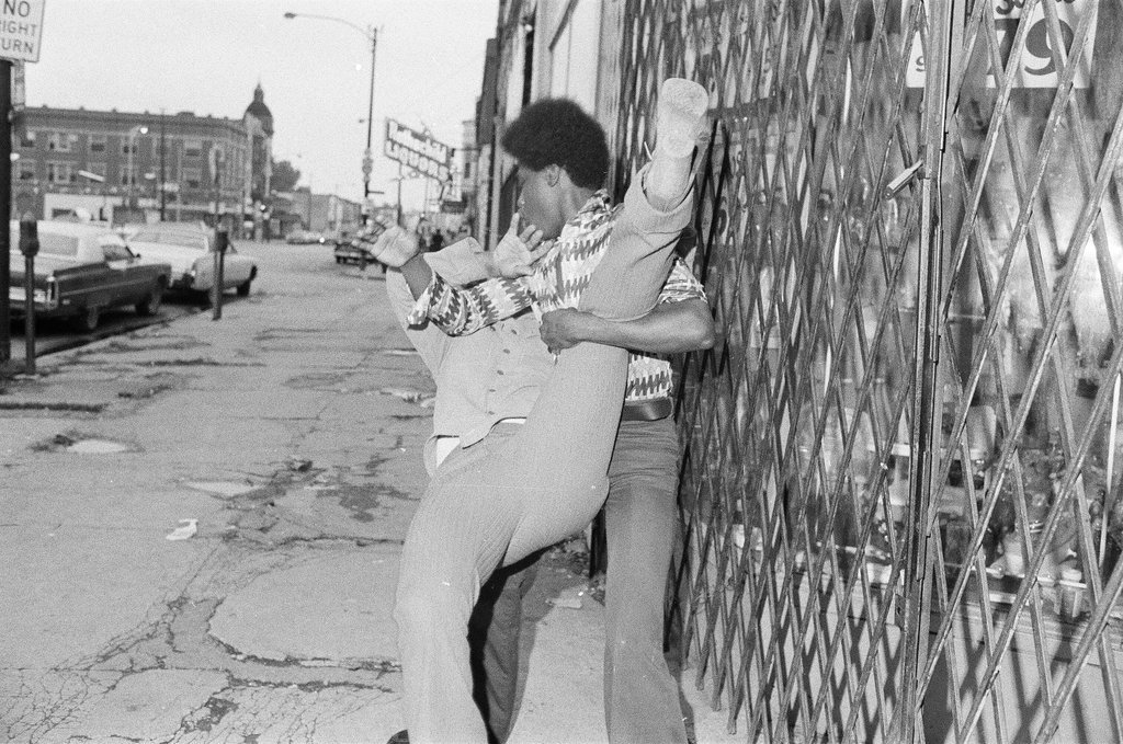 Karate students demonstrate self-defense - Duane Hall for Chicago Sun-Times