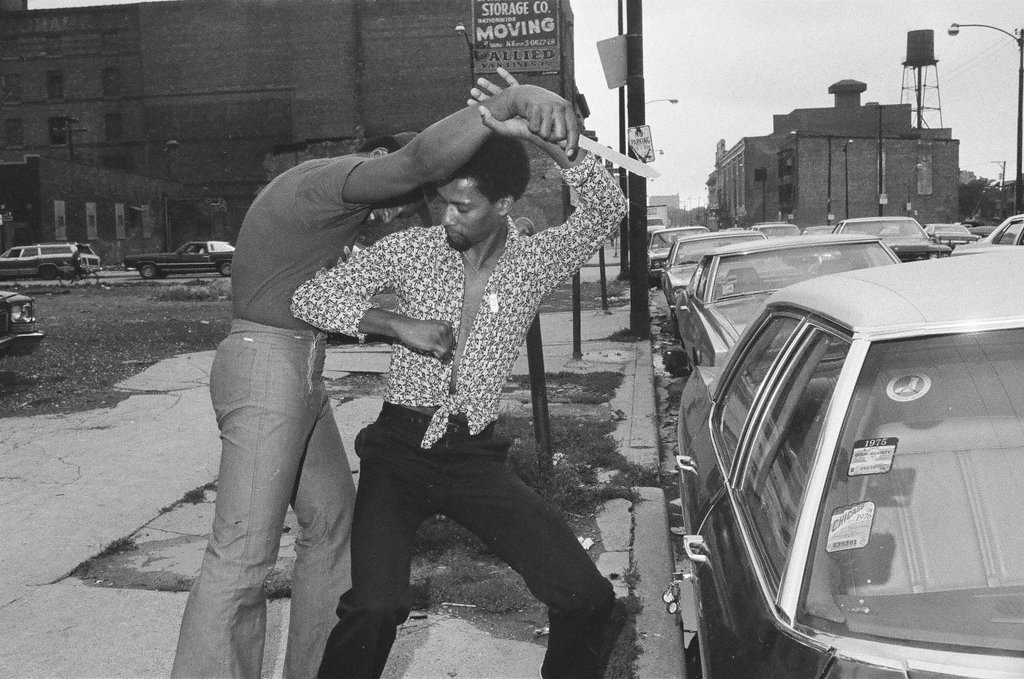 Karate students demonstrate self-defense - Duane Hall for Chicago Sun-Times