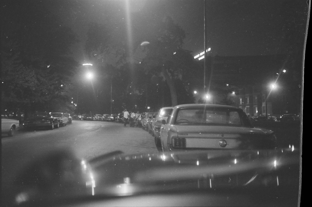 Lincoln Park after curfew - Larry Nocerino for Chicago Sun-Times