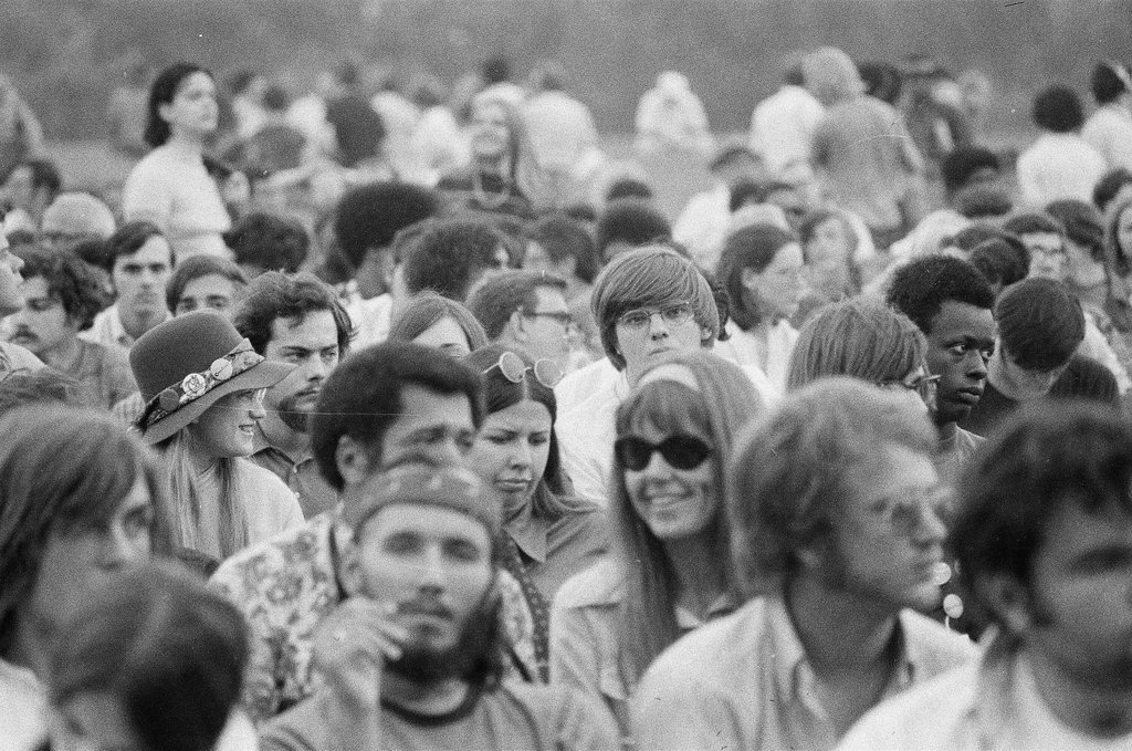 Speakers in Grant Park on convention anniversary - Howard D. Simmons for Chicago Sun-Times