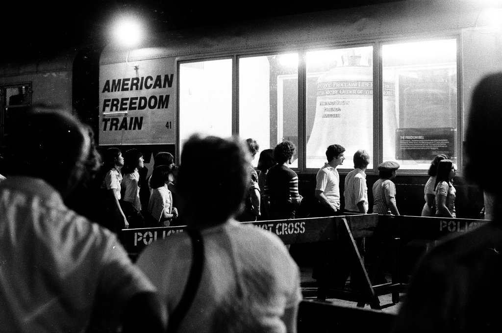 Freedom Train exhibits - Duane Hall for Chicago Sun-Times