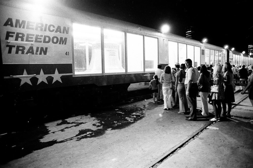 Freedom Train exhibits - Duane Hall for Chicago Sun-Times