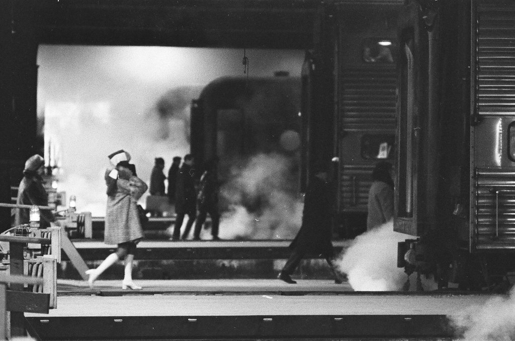 Union Station platforms covered in steam from cold temperatures - Perry C. Riddle for Chicago Sun-Times