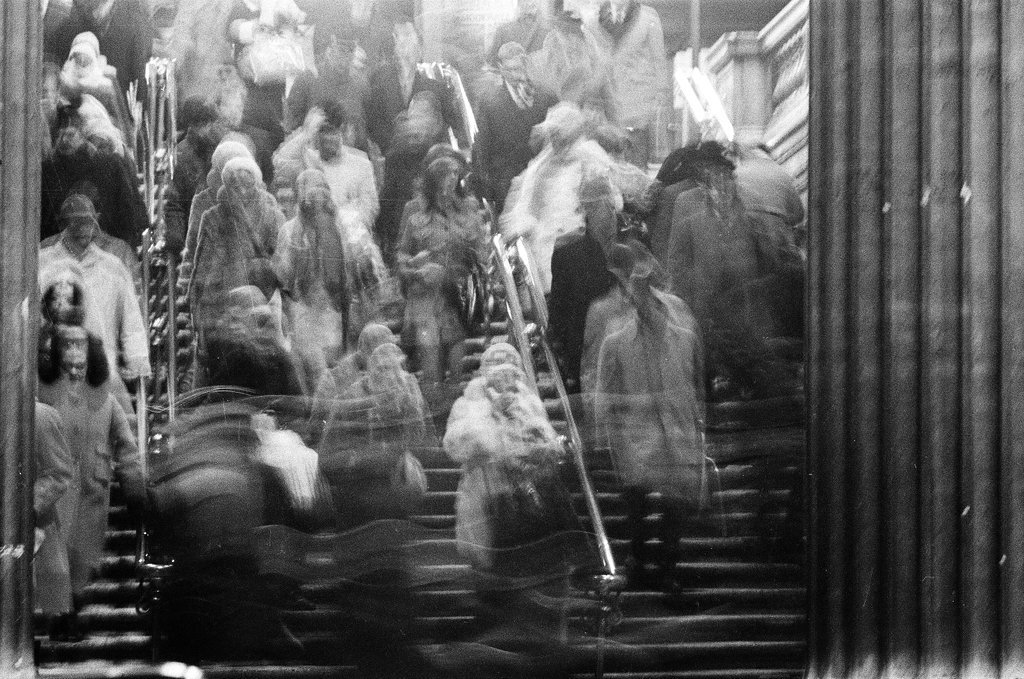 Union Station platforms covered in steam from cold temperatures - Perry C. Riddle for Chicago Sun-Times