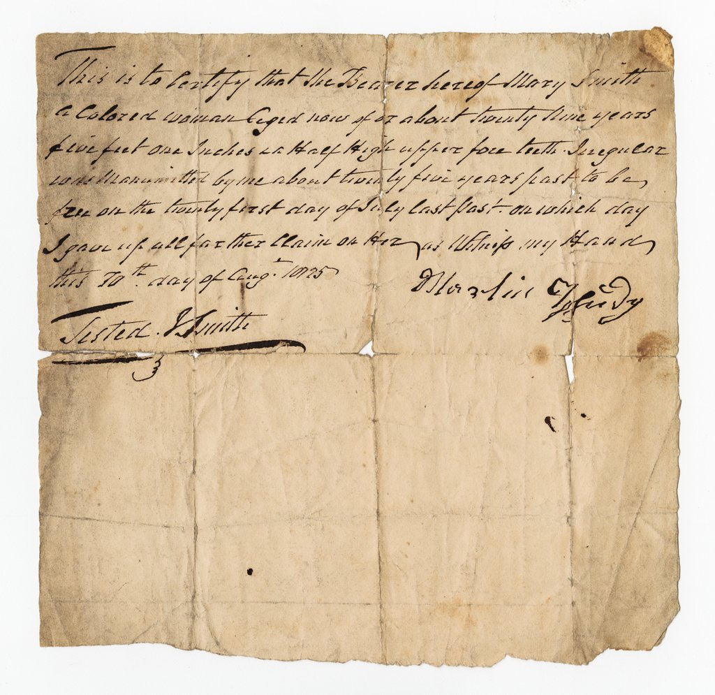 Enslavement certificate