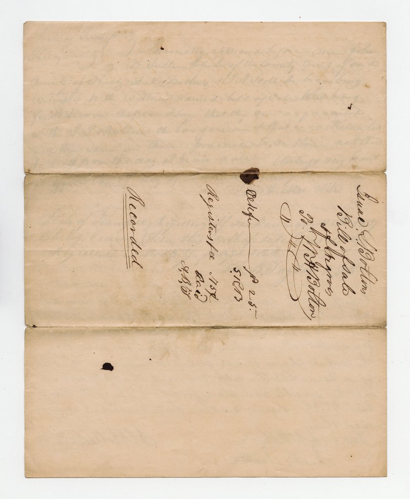 Bill of sale for enslaved people