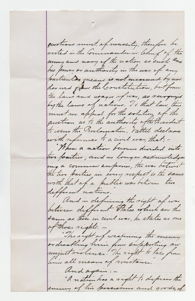 The Popular Uprising: Endorsement of the President's Emancipation Proclamation