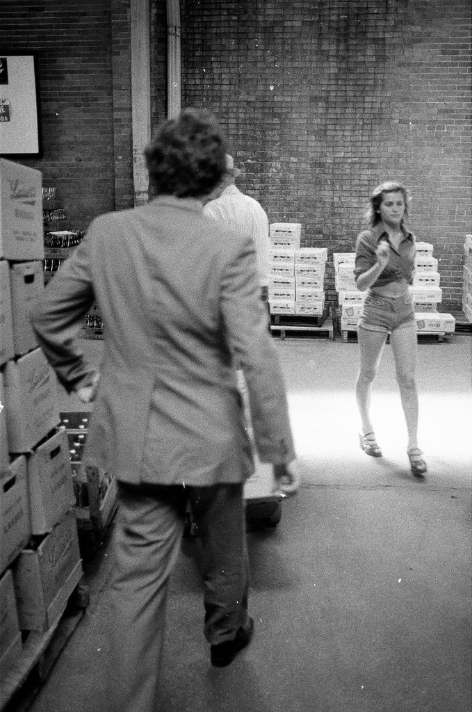 Lasser's Beverage Company production line - John H. White for Chicago Sun-Times