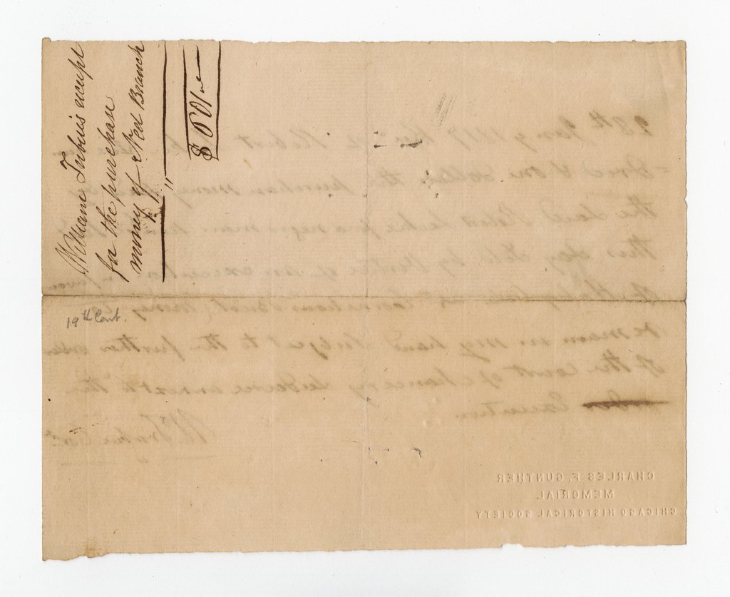 Bill of sale for enslaved man Ned