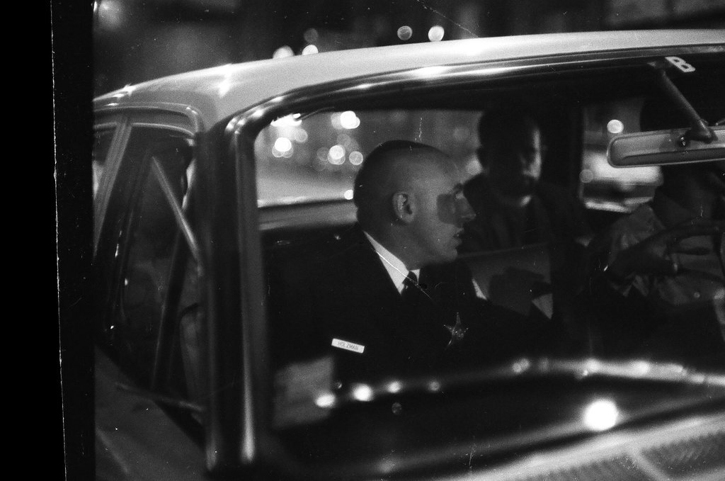 Police patrol during Division Street uprising - Chicago Sun-Times