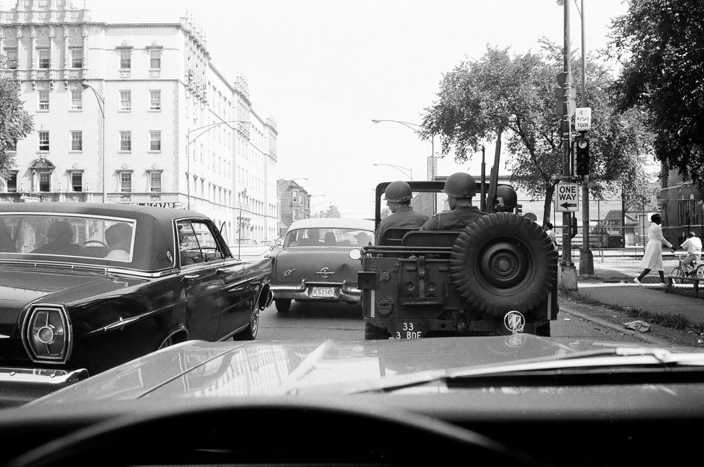 National Guard on Sacramento Avenue - Chicago Sun-Times