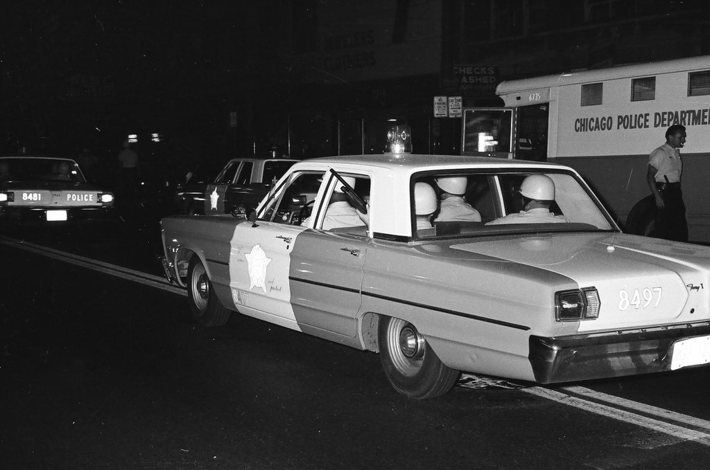 Police patrol West Side during uprising - Chicago Sun-Times