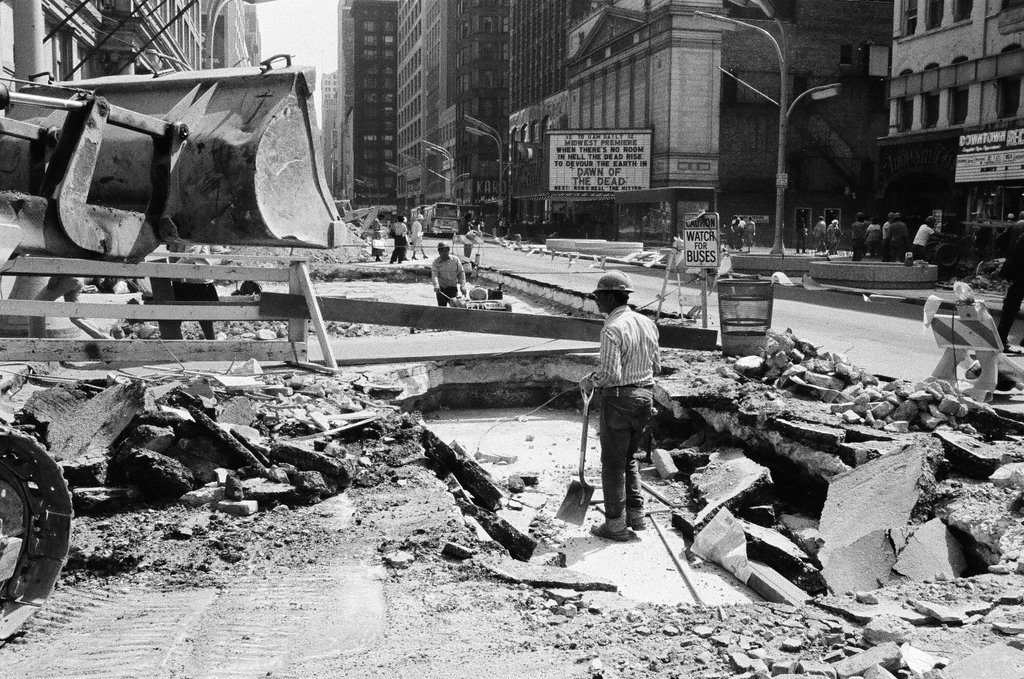 State Street mall construction - Chicago Sun-Times
