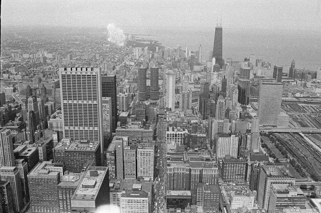 Aerial views of First National Bank - Bob Kotalik for Chicago Sun-Times