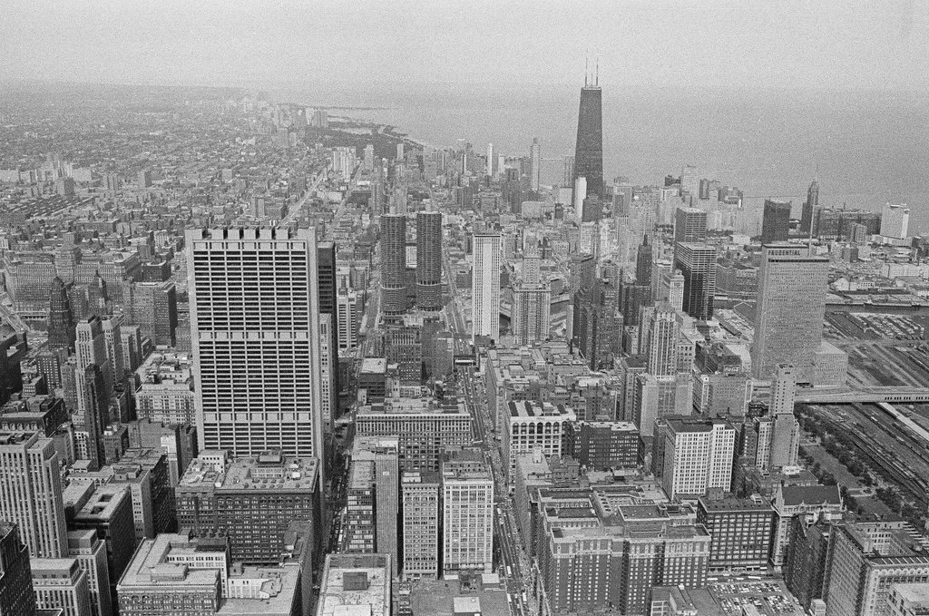 Aerial views of First National Bank - Bob Kotalik for Chicago Sun-Times