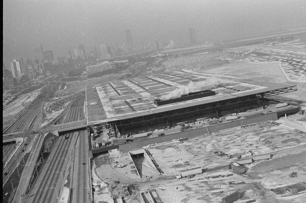 Aerial view of McCormick Place convention center - Howard Lyon for Chicago Sun-Times