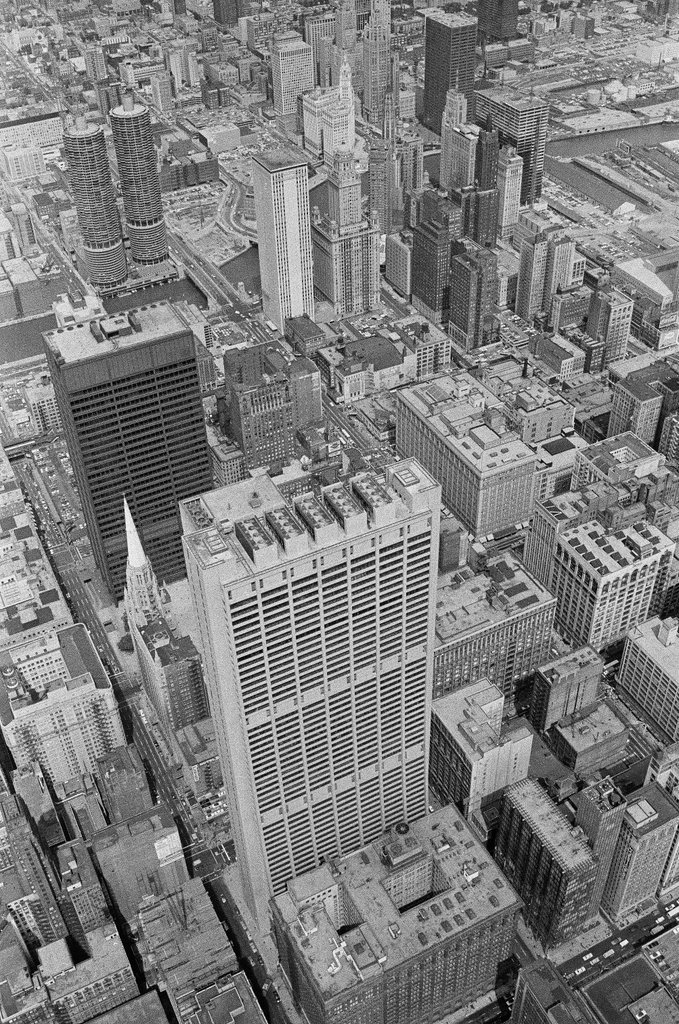 Aerial views of First National Bank - Bob Kotalik for Chicago Sun-Times