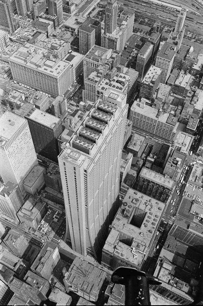 Aerial views of First National Bank - Bob Kotalik for Chicago Sun-Times