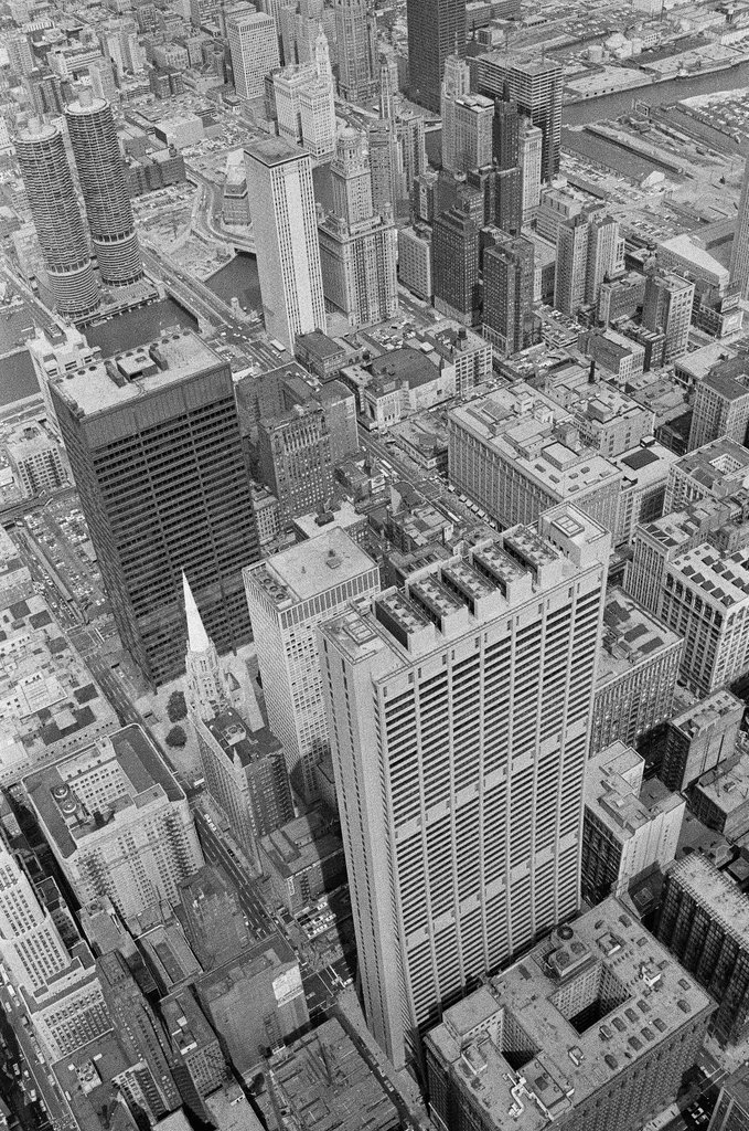 Aerial views of First National Bank - Bob Kotalik for Chicago Sun-Times