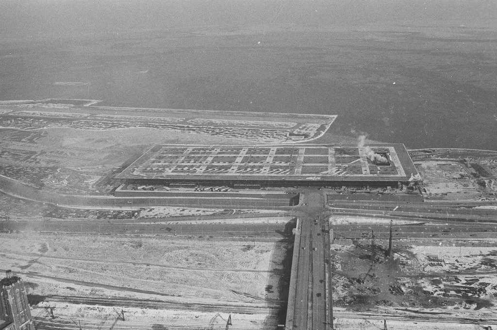 Aerial view of McCormick Place convention center - Howard Lyon for Chicago Sun-Times