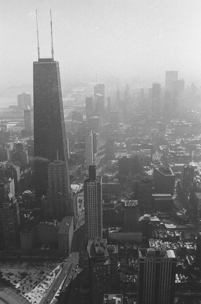 Aerial views of Chicago Loop and Grant Park - Howard Lyon for Chicago Sun-Times