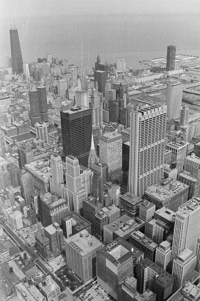 Aerial views of First National Bank - Bob Kotalik for Chicago Sun-Times