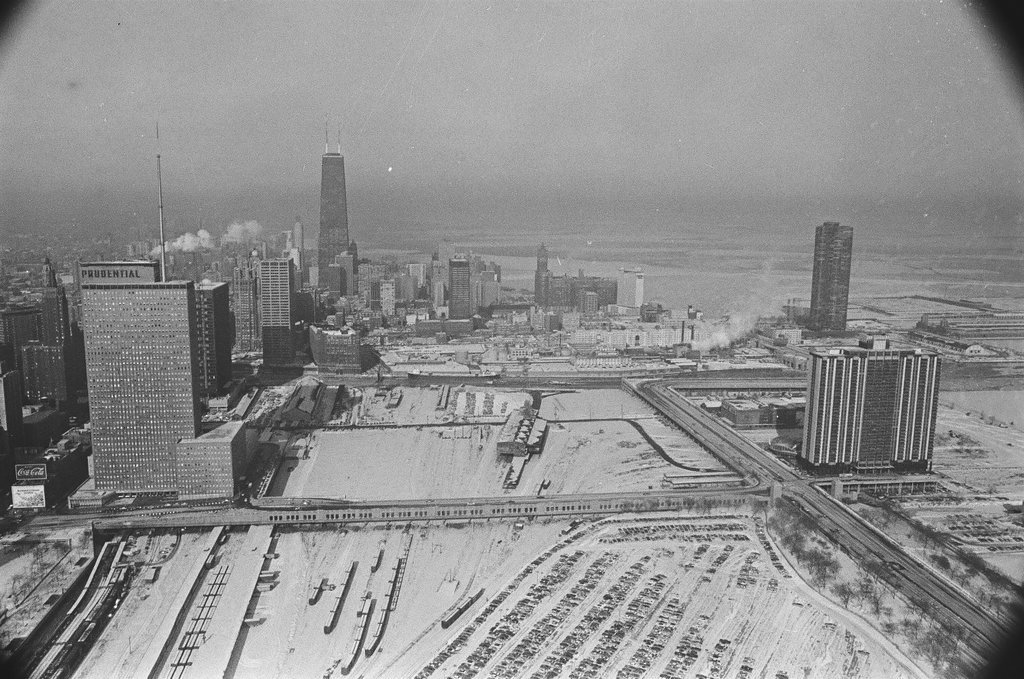 Aerial view of Wesley Memorial Hospital - Chicago Sun-Times