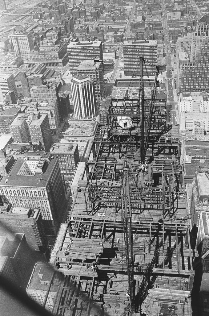 Aerial views of First National Bank building - Bob Kotalik for Chicago Sun-Times