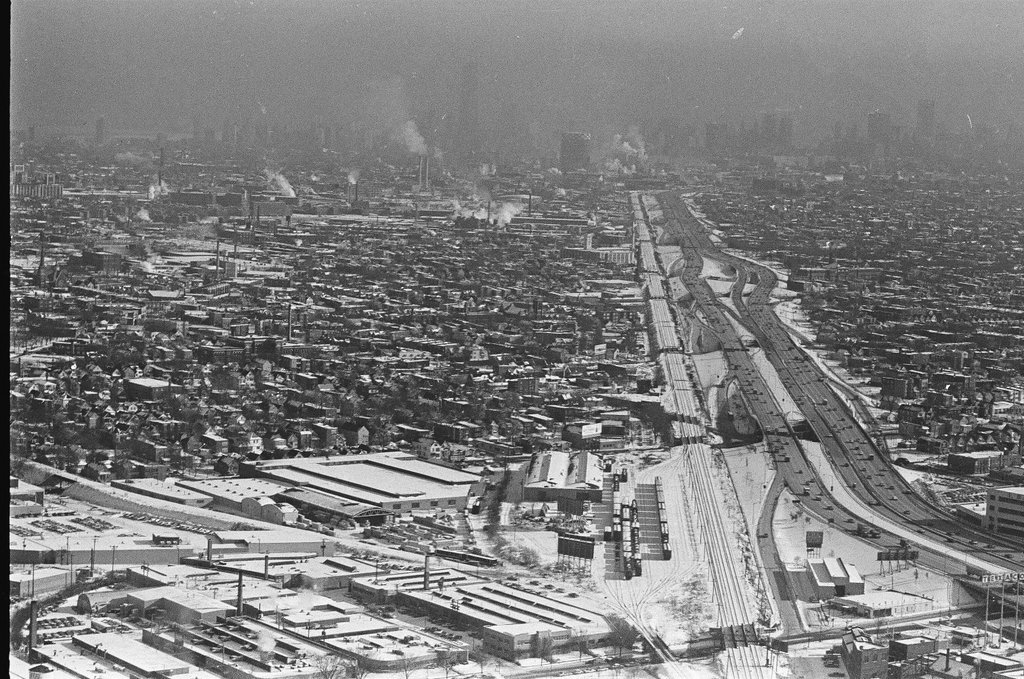 Aerial view of Wesley Memorial Hospital - Chicago Sun-Times