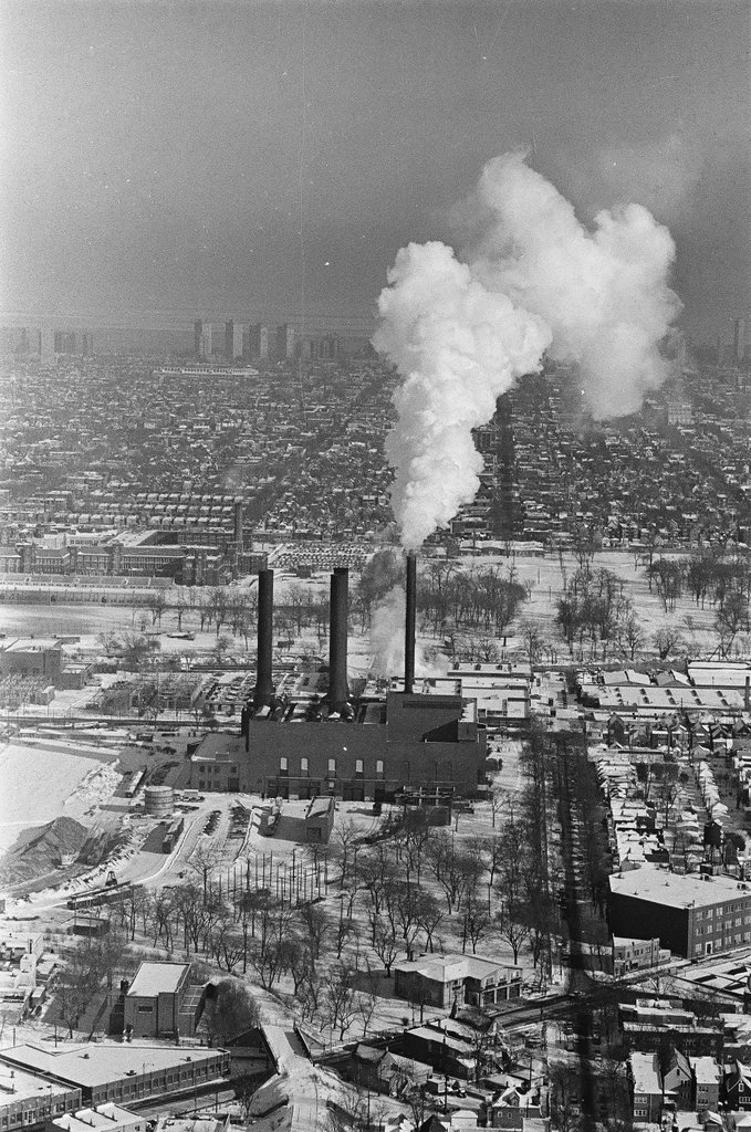 Aerial view of Wesley Memorial Hospital - Chicago Sun-Times