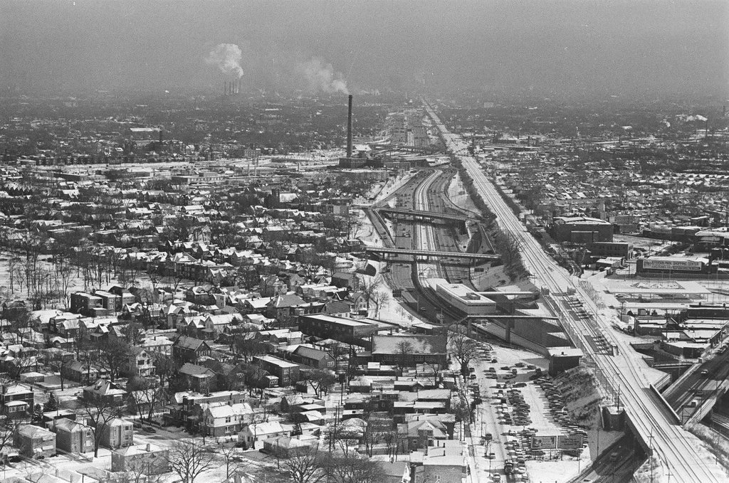 Aerial view of Wesley Memorial Hospital - Chicago Sun-Times