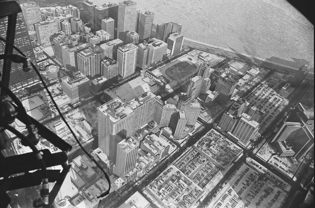 Aerial view of Wesley Memorial Hospital - Chicago Sun-Times