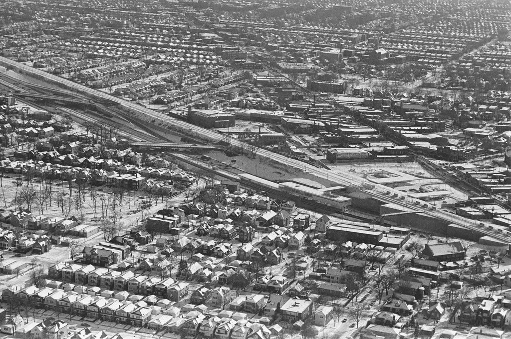 Aerial view of Wesley Memorial Hospital - Chicago Sun-Times