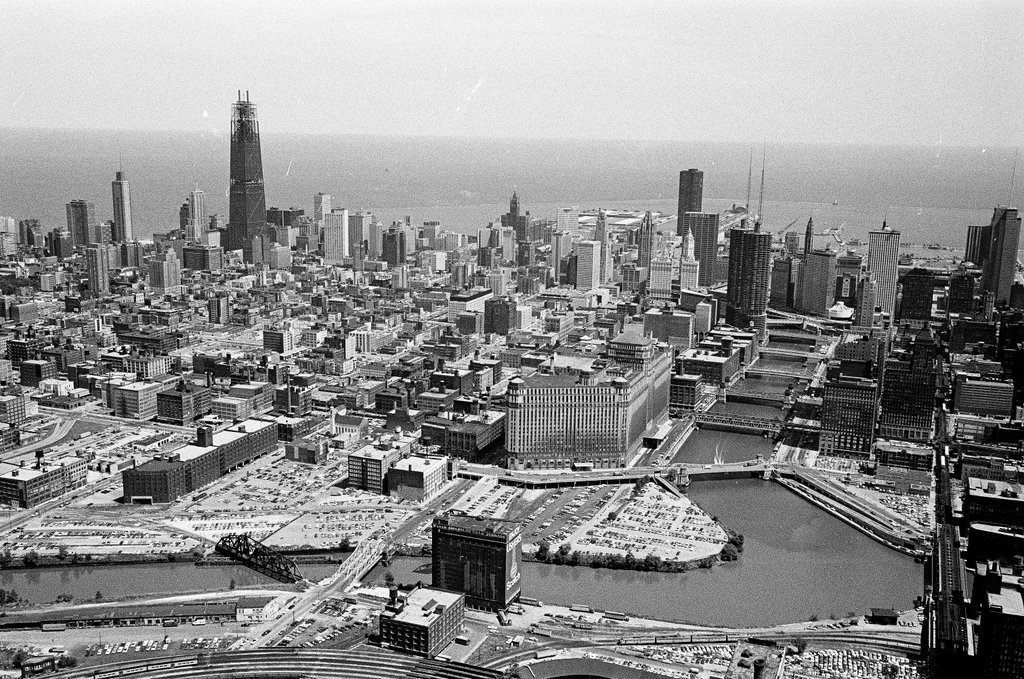 Aerial view of downtown Chicago - Jack Dykinga for Chicago Sun-Times