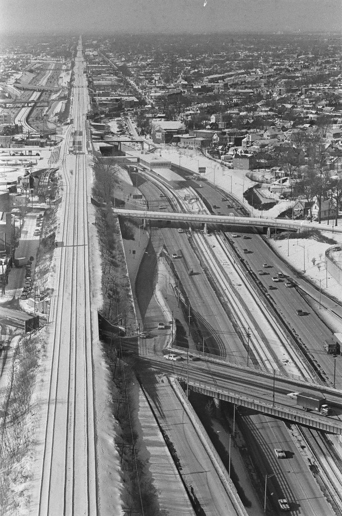 Aerial view of Wesley Memorial Hospital - Chicago Sun-Times