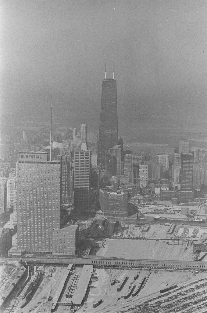 Aerial view of Wesley Memorial Hospital - Chicago Sun-Times