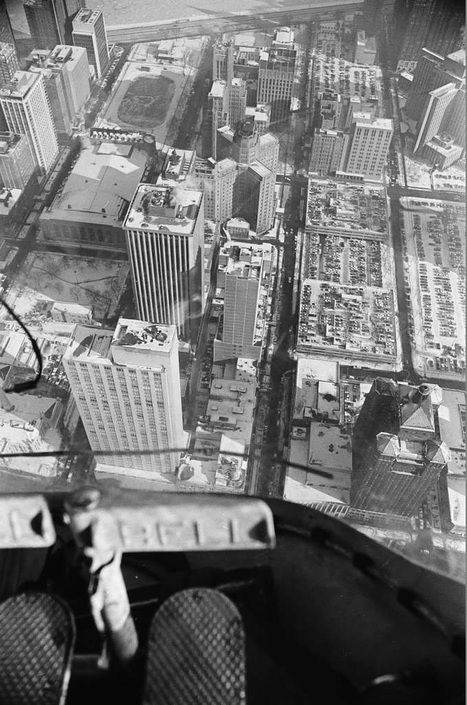 Aerial view of Wesley Memorial Hospital - Chicago Sun-Times