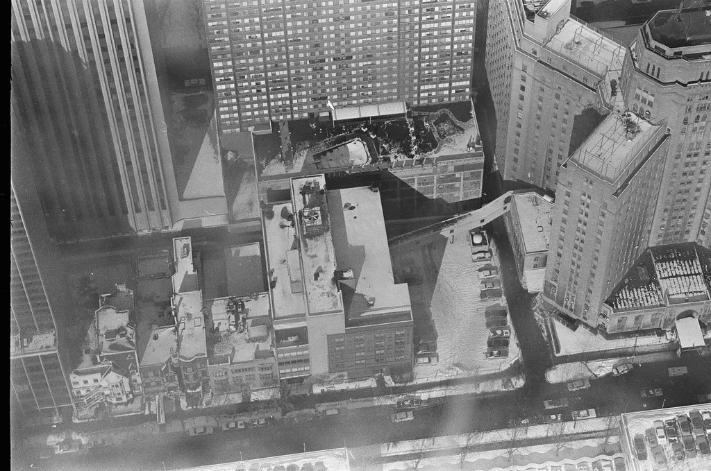 Aerial view of Wesley Memorial Hospital - Chicago Sun-Times