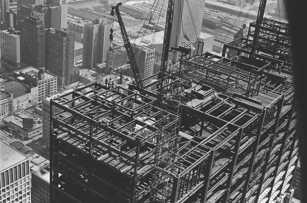 Aerial views of First National Bank building - Bob Kotalik for Chicago Sun-Times