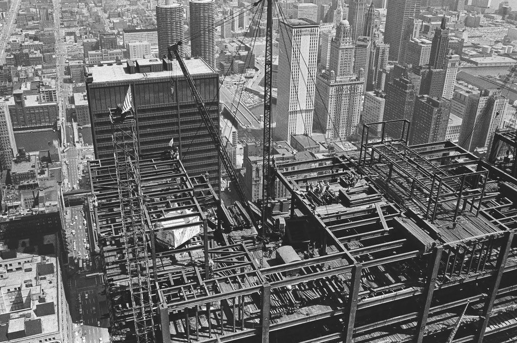 Aerial views of First National Bank building - Bob Kotalik for Chicago Sun-Times