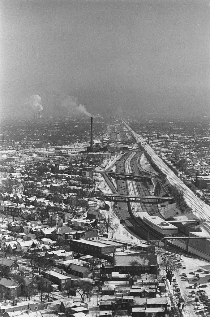 Aerial view of Wesley Memorial Hospital - Chicago Sun-Times